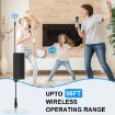 PULUZ 1 To 2 UHF Wireless Dynamic Microphones with LED Display - 6