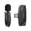 YESIDO KR11 Wireless Lavalier Microphone - Black - 1