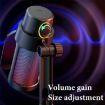 M8 Professional Desktop Condenser Microphone - RGB Light - 5