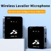 Square Smart Noise Reduction Lavalier Wireless Microphone - 8 Pin - 2