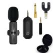 Elebest 3.5mm Wireless Lavalier Microphone Mini Clip-On Mic - 1