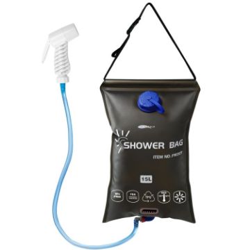 AFISHTOUR FW2077 15L Solar Shower Bag Outdoor Sun Bathing Bag - 1