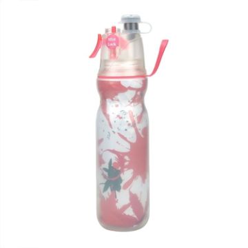 590ml Summer Outdoor Sports Training Spray Cooling Water Cup - Splash Ink - 1