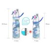590ml Summer Outdoor Sports Training Spray Cooling Water Cup - Splash Ink - 2