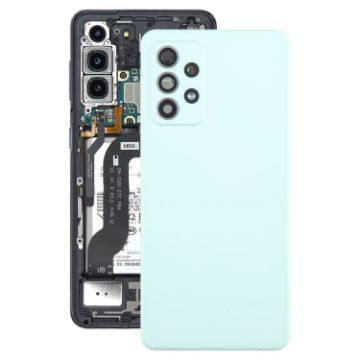 Samsung Galaxy A52 Battery Back Cover with Camera Lens Cover - Green - 1
