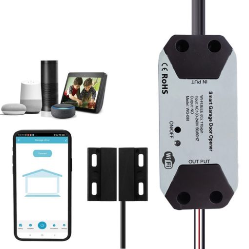 Tuya WIFI Smart Garage Door Controller - Remote Control UK Plug - 1