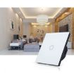 86mm 1 Gang Glass Smart Switch with RF433 Remote, AC 110V-240V (White) - 7