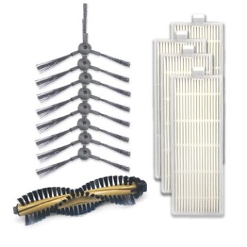 ILIFE A4 XI217 Brush & Filter Set: 4 K614, 4 I207, 1 I202 - 1
