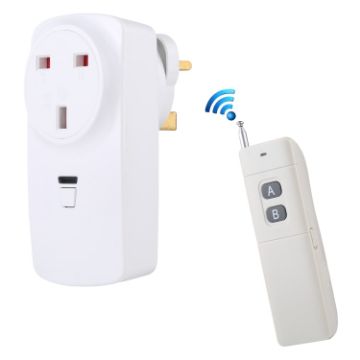 AK-DL220 Smart 220V UK Plug Wireless Socket with Remote Control - 1