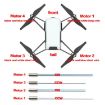 DJI Tello 8520 Brushed Motor M1 Black White Long Cable - 4