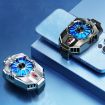 X20 Frosted Black LED Mobile Phone Cooling Fan Radiator - 2