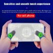 Breathable Luminous Gaming Finger Sleeves - Silver Fiber Yellow, 3 Pairs - 5