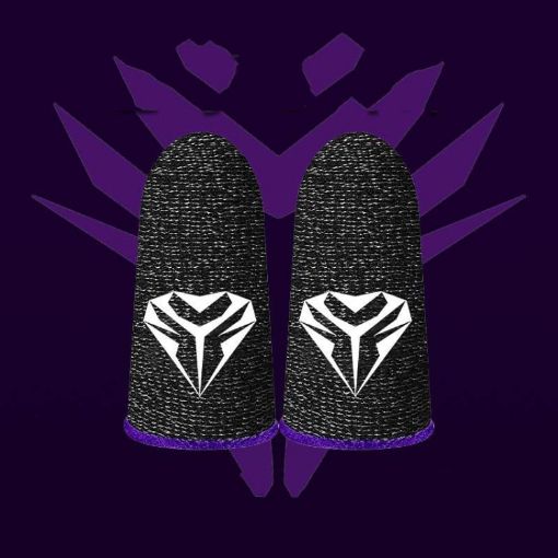 Purple Gaming Superconducting Sweat Resistant Finger Gloves - 1