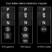 Acura CDX/19 RDX Interior Film, 5pcs Mouse Sticker Set - 7