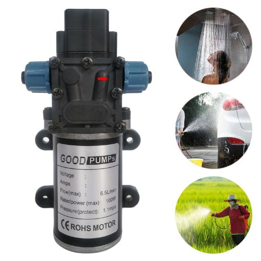 DC24V 100W Smart Double Thread 8L Spray Water Pump for Car Washing - 1