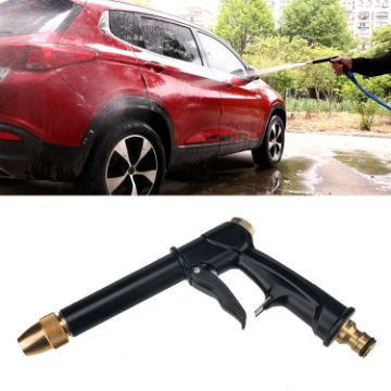 Portable High Pressure Wash Water Gun for Car/Garden (Black) - 1