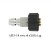 Quick Connect Pressure Washer Hose Accessories, 14-3/8 M + 15-3/8 F - 4