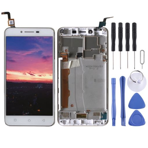 Lenovo Vibe K5 A6020A40 OEM LCD Screen & Digitizer with Frame White - 1