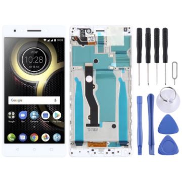 Lenovo K8 Note XT1902-3 White LCD Screen & Digitizer Assembly - 1