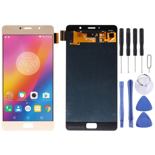 Gold OEM LCD Screen & Digitizer for Lenovo Vibe P2 P2c72 P2a42 - 1