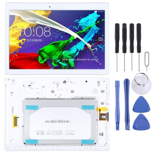 Lenovo Tab 2 A10-30 YT3-X30 LCD Screen Digitizer White Assembly - 1