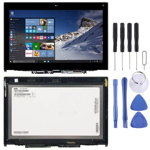 12.5" Lenovo Thinkpad Yoga 260 HD LCD Screen Assembly (Black) - 1