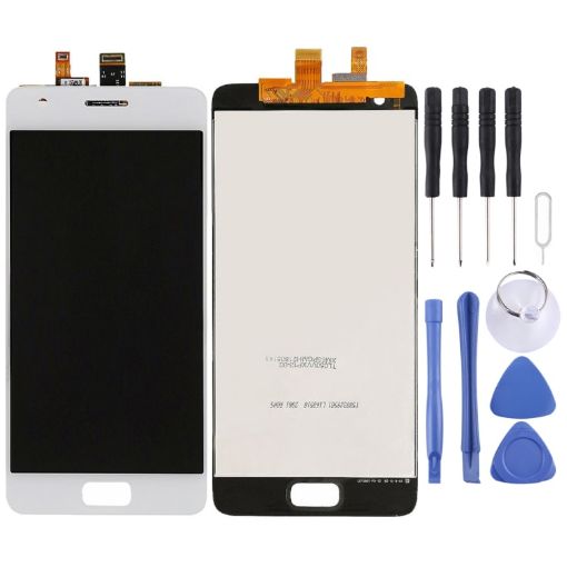 Lenovo ZUK Z2 OEM White LCD Screen with Digitizer Assembly - 1
