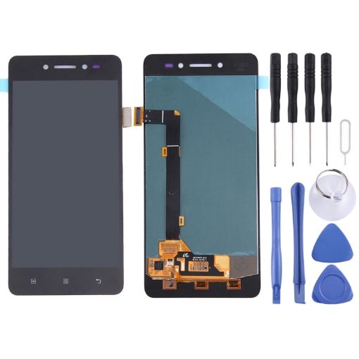 OEM LCD Screen & Digitizer Full Assembly for Lenovo S90/Sisley (Black) - 1
