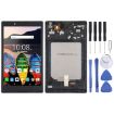 OEM LCD Screen for Lenovo Tab 3 (8") TB3-850M/F with Frame (Black) - 1