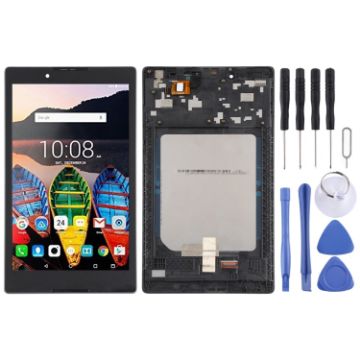 OEM LCD Screen for Lenovo Tab 3 (8") TB3-850M/F with Frame (Black) - 1