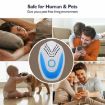 Ultrasonic Mosquito Repellent, EU Plug, Multifunctional, Light Green - 7