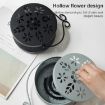 Portable Fireproof Mosquito Coil Box with Lid - Bronze - 6