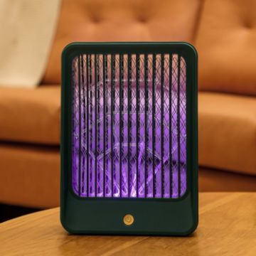 USB Wall Mounted Mosquito Killer Lamp, Plug-in Model Green - 1