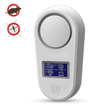 Intelligent Ultrasonic Mouse & Mosquito Repellent EU Plug (White) - 1