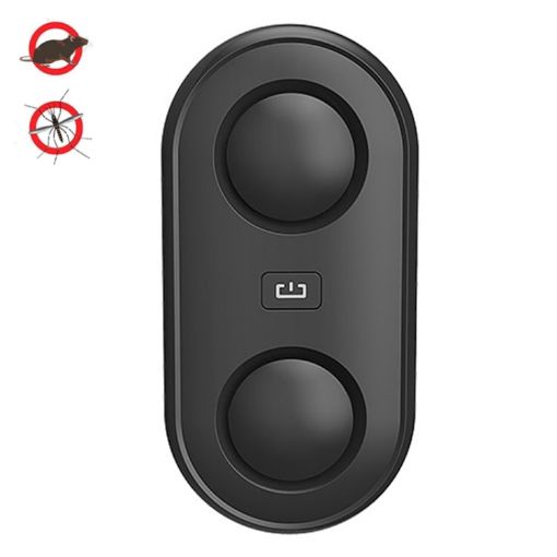BG312 Smart Ultrasonic Mosquito Repeller Double Horn EU Plug (Black) - 1