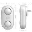 BG312 Smart Ultrasonic Mosquito Repeller Double Horn EU Plug (Black) - 5