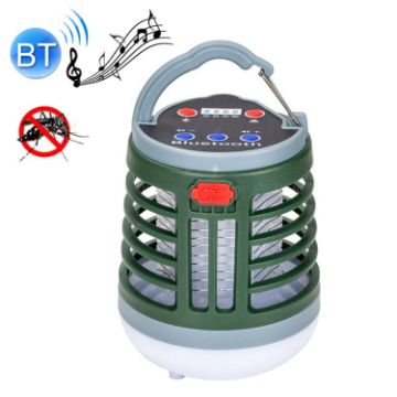 W881 Green Bluetooth Audio USB Charging Mosquito Trap - 1