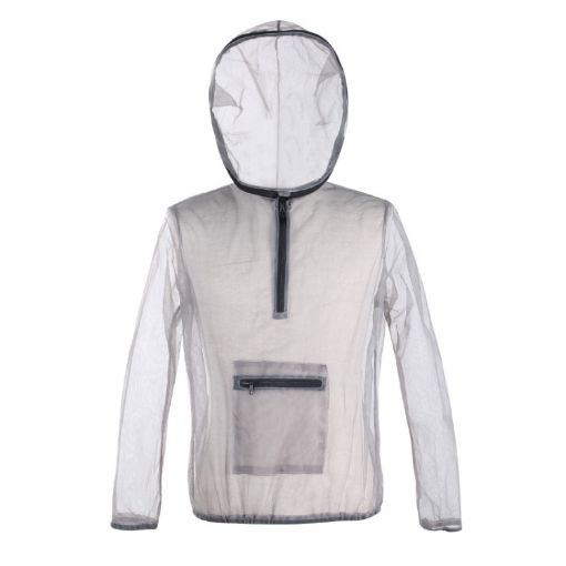 Insect-proof Hooded Jacket, Breathable Mesh, Size L - 1