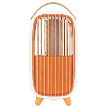 WT-M2 Retro Orange Mosquito Killer with ABS+Leather Design - 1