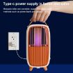WT-M2 Retro Orange Mosquito Killer with ABS+Leather Design - 7