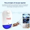 Ultrasonic Mosquito Rat Pest Repeller with LED, US Plug, AC90V-250V - 6