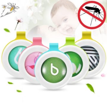 Anti-Mosquito Essential Oil Buckle Set, Random Colors, 5 PCS - 1