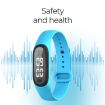 Q2 Ultrasonic Mosquito Repellent Bracelet, 3 Modes & Time Display (Pink) - 3