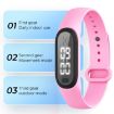 Q2 Ultrasonic Mosquito Repellent Bracelet, 3 Modes & Time Display (Pink) - 7
