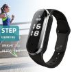 M21 White Ultrasonic Mosquito Repellent Bracelet with Step Counter - 5