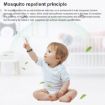 F9 White Mosquito Repellent Wristband with Clock for Outdoors - 5