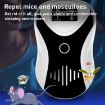 Energy-Saving Ultrasonic Mouse & Insect Repeller, UK Plug, Blue White - 7