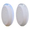 Ultrasonic Mosquito Rat Repellent Night Light, EU Plug, Pearl White - 2