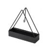 Portable Wrought Iron Mosquito Coil Holder & Burner (Black) - 1