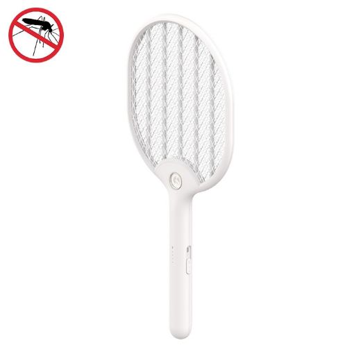 USB LED Mosquito Swatter Killer, White (Without Base) - 1